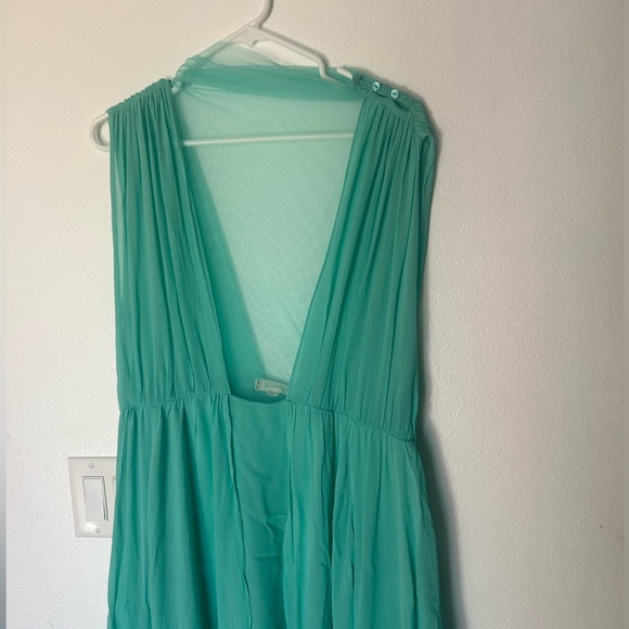 Free People Elegant Green Maxi Dress - Picture 7 of 11